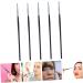 SKISUNO 5pcs Fine Eyeliner Brush Liquid Eyeliner Brush Lip Gloss Make up for Face Fiber Black - Buy Online on GoSupps.com