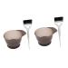 FRCOLOR Set of 4 Hair Dye Brushes Kit Comb Hair Dye Kit Hair Dye Set Measuring Cup Hair Dryer Hair Dye Set Hair Dye Set Baking Oil Brush Colour Cream Bowl Suite