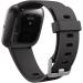 Adjustable Silicone Bands for Fitbit Versa/Versa 2/Lite - Black Large - Fitness Straps for Women/Men - Buy Online on GoSupps.com
