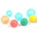 Hedgehog Massage Ball - Soft 6cm Stress Relief Ball with Knobs | Blue - Perfect for Tension Relief & Relaxation | International Shipping Available - Buy Online on GoSupps.com
