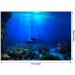 EVAYangSG Underwater World Aquarium Background Decoration Poster Aquarium Background Sticker Aquarium Aquarium Aquarium Poster Decoration Picture Supplies 61 * 30cm (blue) - Buy Online on GoSupps.com