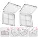 Beaupretty 6-Compartment Lipstick & Eyeshadow Palette Holder Clear Makeup Organizer for Pigment Trays & Travel - Buy Online on GoSupps.com