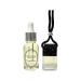 Orange Blossom Luxury Car Scent Freshener Diffuser w/ Refill Dropper Car Perfume Auto Odor Eliminator Refillable Hanging Car Freshener