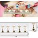 tibiu New Magnetic Acrylic Manicure Tools Nail Practice Hand Nail Exercises Pedestal Nail Supplies Nail Tips Display Stand gold - Buy Online on GoSupps.com