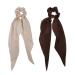 GETACOTA 10 Pieces Hair Scrunchies Bowknot Satin Chiffon Ribbon Elastics - Vintage Ponytail Holder Ties for Women - Buy Online on GoSupps.com