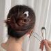 6-Piece Gold Metal U-Shaped Hair Pins Set for Women and Girls Updo Hairstyles - Buy Online on GoSupps.com
