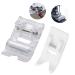 CESUSME 2 Pcs Roller Sewing Machine Presser Foot Plus Non-Stick Zigzag Teflon Sewing Machine Presser Foot - Fit for Singer, Brother, Babylock, Low Shank Simplicity Sewing Machine(2 Styles)
