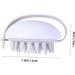 Frcolor 4-Piece Silicone Bathing Brush Set - Scalp Massager & Hair Shampoo Scrubber - Soft Rubber ABS for Gentle Cleansing - Buy Online on GoSupps.com