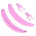 Eyelash Separator Lift Tool Eye Makeup Silicone Eyelash Separator for Extension Beginner-Friendly Eyelash Grafting Speeder for Traveling Gathering Dating Purple
