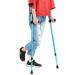 Forearm Crutches Adjustable Adjustable Crutch Aluminum Cane Height Adjustable Forearm Elbow Underarm Crutch Telescopic Blue Folding Walking Stick Lightweight Arm Crutch Journey - Buy Online on GoSupps.com
