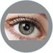 Sugar Gray: Colored year of contact lenses without strength with storage box brown blue green gray gray turquoise soft than 2 pack (2 pieces) comfortable perfect for bright and dark eyes