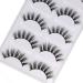 LASGOOS 5 Pairs 3D Real Mink False Eyelashes - 100% Siberian Mink Fur Luxurious Natural Look D108 - Buy Online on GoSupps.com