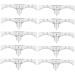Hemoton 10pcs Set Makeup Ruler Makeup Gadgets Eyebrow Stencil Guide Scale Ruler Eyebrow Ruler Make up - Buy Online on GoSupps.com