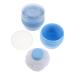 Lot de 2 Distributeurs de Poudre B b Bleu Ciel avec Houppettes Bo tes Poudre Portables pour Soins Peau Sensibles tuis Compacts Voyage et Usage Quotidien R cipient Fiable
