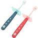 4-Piece Baby Toothbrush Set - Mouth Cleaning & Training Tool for Toddlers - Travel-Friendly Manual Toothbrush (Colored 2x2stk) - International Shipping - Buy Online on GoSupps.com