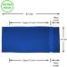 Browint Silk/Cotton Travel Sheet - 87x43 Extra Wide Sleep Sack for Hotels & Camping - Lightweight Sleeping Bag Liner - Dark Blue - Buy Online on GoSupps.com