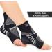 Nordic Lifting Ankle Compression Sleeves (1 Pair) - Injury Recovery & Prevention Support - Grey Medium - International Shipping Available - Buy Online on GoSupps.com
