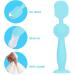 Jiawu Mini Baby Bum Brush - Soft Silicone Diaper Cream Spatula for Rash & PO-Paste - Essential Baby Supplies (Blue) - Buy Online on GoSupps.com