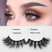 CangNingShang False Eyelashes 4 Pairs - Professional Reusable Face Eyelashes Fit for All Eyes Natural Thick Hand-Made 3D Faux Mink Eyelashes for a Beautiful Makeup Look (G107) - Buy Online on GoSupps.com