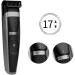 Rechargeable Men's Hair Clipper - Washable Professional Blade for Adult Shaving (Black) | International Shipping Available - Buy Online on GoSupps.com
