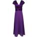 Buy Hanxiulin Women s V-Neck Glitter Mini-Line Corset Party Dress - Stylish Long-Sleeved Sequin Dress in Purple | International Shipping Available - Buy Online on GoSupps.com