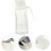 Ciieeo Glass Oiler Ketchup Dispenser Condiment Container Salad Dressing Dispenser Oil Dispenser Bottle for Kitchen Vinegar Glass Bottle Sauce Cruet Bottle Pp Accessories Automatic White 11X8.5X20.5CM White - Buy Online on GoSupps.com