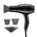 Ionic Hair Dryer Professional Hair Dryer 1800W Fast Dry Dryer Salon Women Hairdryer for Curly and Straight Hair 3 Heat 2 Speed and Cool Shot Button 4 Nozzle for Travel Salon Home Use Black small gift