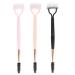 Eyebrow Brush And Comb 3Pcs DualLash Comb with Bendable Lash Brushes Foldable Lash Separator Tool with Cover for Excess Mascara Removal Eyebrow Brush And Comb