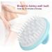 Verdant Touch Shampoo Brush - Waterproof Scalp Scrubber & Stress Relief Massage Device | Green Hair Care - Buy Online on GoSupps.com