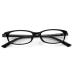 TJUTR Fashion Fake Glasses Non Prescription Clear Glasses for Women Blue Light Blocking Y2k Cosplay Eyewear Frame A1 Black