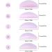 Lash Lifting Eye Pads | 5 Pairs Skin-Friendly Eye Lash Lift Tools | Skin-Friendly Eye Lash Lift Tools Lower Pads for Lash Lifting Under Eye Lash Lift Pads - Buy Online on GoSupps.com