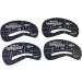 Beavorty 72 Pcs 6 Sets Tool Eyebrow Shape Stencil Eyebrow Template Stencils Eyebrow Card Card Unibrow - Buy Online on GoSupps.com
