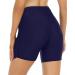 Plus Size Women's Swimming Trunks - Transparent Bikini Beach Shorts & Boards Shorts in Dark Blue XL - Buy Online on GoSupps.com
