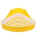 BESPORTBLE 2pcs Box Pet Potty Urinal Pet Training Corner Rabbit Potty Pet Triangular Potty Pet Toilet Rabbit Toilet Basin Pet Pee Toilet Pet Litter Tray Bunny Potty Bunny Toilet Pet Supply 24.5X18.5cmx2pcs Whitex2pcs