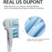 Sensitive Replacement Toothbrush Heads for Oral-B Cross Action Power - Compatible with Rotating Powerhead - Crisscross Bristles - White - Buy Online on GoSupps.com