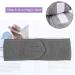 Spa Headband Set - 2 Pack Women's Facial Makeup Hairband Towel with Adjustable Magic Sticker - Black & Gray - Buy Online on GoSupps.com