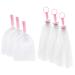6pcs Bubble Mesh Bag Drawstring Bathing and Washing Facial Cleanser Foam Net Bag 6pcs