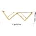 Buy Hakidzel Decor Glasses Frame - Rhinestone Street Style European & American Design 14.8x14.2cm | International Shipping Available - Buy Online on GoSupps.com