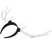 FRCOLOR Christmas Antler Headband Deer Horn Hair Hoop Christmas Holiday Cosplay New Years Decor(White) - Buy Online on GoSupps.com