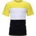 2022 Men's Summer Sport Set 2-Piece Stylish Casual Sweatsuit #01 Yellow 4X-Large - Buy Online on GoSupps.com