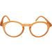 Calabria ZT-1662 Round Reading Glasses +2.50 | Trendy Orange Eyewear for Men & Women | Stylish Vintage TR90 Readers - Buy Online on GoSupps.com