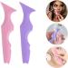 COHEALI Eyeshadow Stencils 2pcs Silicone Beauty Ruler Eyeshadow Silicone Eyeliner Shield Silicone Eyebrow Stencil Bevel Cream - Buy Online on GoSupps.com