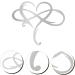 ORFOFE 1pc Wrought Iron Heart Pendant Home Decor Iron Pendant Garden Wall Craft Decor Wall Decoration Rural 35x28.5cm Silver - Buy Online on GoSupps.com