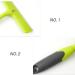 Green Glass Wiper Home Plastic Window Scraper Car Squeegee Bathroom Wiper Shower Cleaner for Shower Doors - Buy Online on GoSupps.com