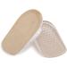1cm Gel Height Increase Insoles - Invisible Shoe Lifts for Men and Women - Soft & Shock Absorbing Heel Lift Cushion - Beige - EU 35-36/US W5-6 - Buy Online on GoSupps.com