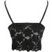 Sport BH Push Up f r Große Gr ßen Oversize & Sexy Crop Wireless BH f r Frauen | V Cream & Black | XXL - Buy Online on GoSupps.com