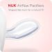 NUK Orthodontic Pacifiers Pink-Powder Pink 6-18 Months | Best for Breastfed Babies | BPA Free | Shaped to Soothe | 2-Pack - Buy Online on GoSupps.com