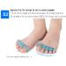 DEAVER Five-Finger Hallux Valgus Divider Separators for Overlapping Toes Gel Silicone Straightener Corrector Spreader Spacers Crooked ToesCorrection B 4 double pack - Buy Online on GoSupps.com