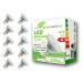 Greenandco 10x CRI 90+ GU10 LED Spot 5W 350 LM 110 3000K warm white 230V flicker -free not dimmable 2 years guarantee 5W 3000K 110 10 pieces (1 Pack)