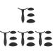 FOMIYES 4 Sets eye shadow stamp makeup stamp eyes makeup tool Eyeshadow Stamp for Home crease the lazy 1 count (Pack of 1) Blackx4pcs